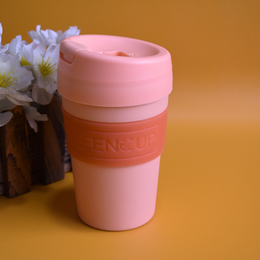 KleenCup - Peach Reusable Coffee Cup
