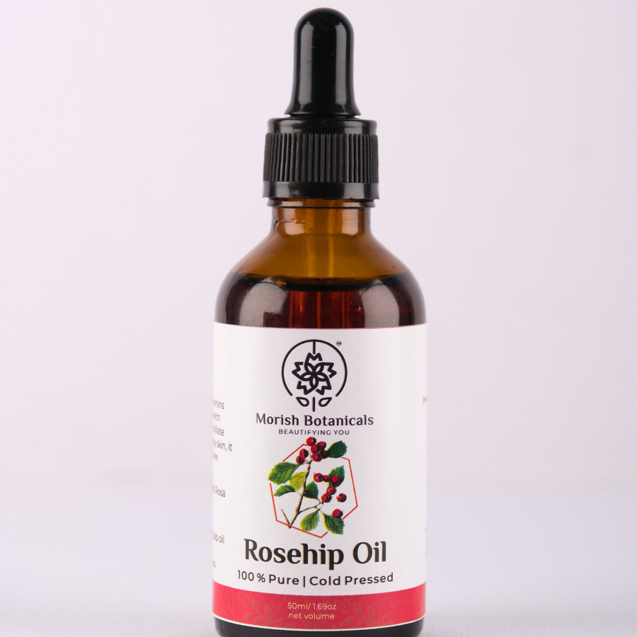 Morish Botanicals - Rosehip Oil, 50ml ( Cold Pressed Rosehip Seed Oil & Unrefined )