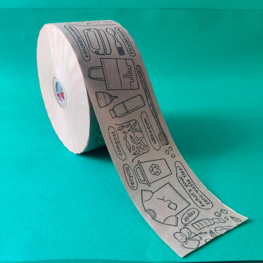 Ullisu 72mm Water Activated Illustrated Paper Tape