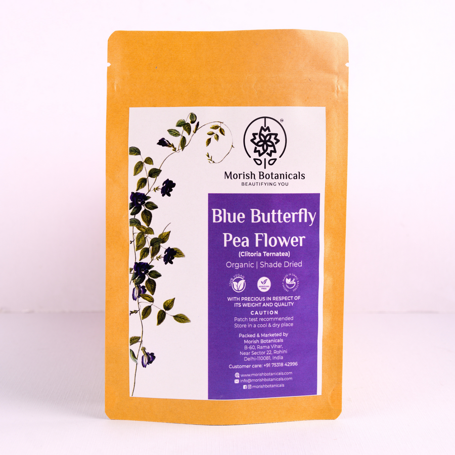 Morish Botanicals - Blue Butterfly pea Flower Dried- 50gm