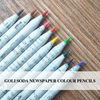 Goli Soda - Newspaper Colour Pencils ( 10 Colours )