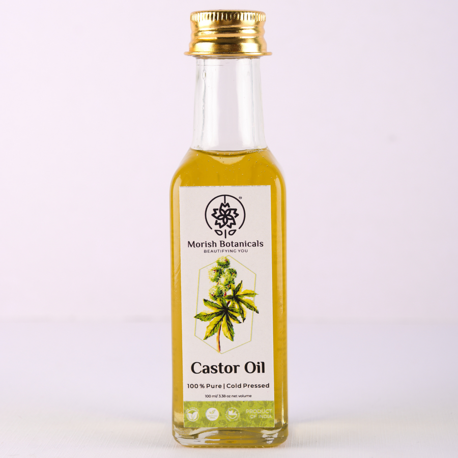 Morish Botanicals - Castor Oil(Arandi Ka Tel), 100ml [Good for Hair & Skin]