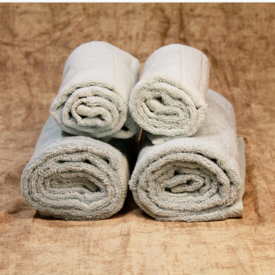 Dvaar- Bamboo towel Combo Pack - 2 Bath & 2 Hand towels