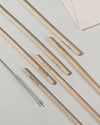 Ecotyl - Bamboo Straw (Set of 6) + Cleaning Brush