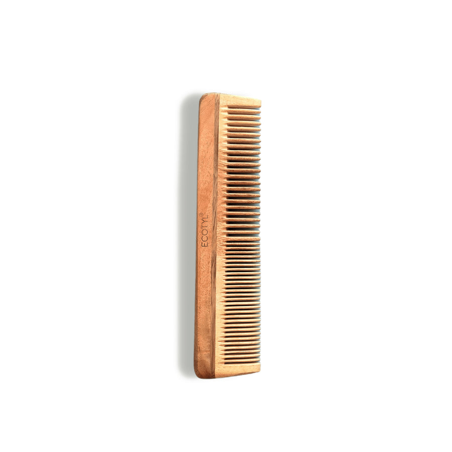 Ecotyl Neem Wood Comb (Handmade) - Detangling