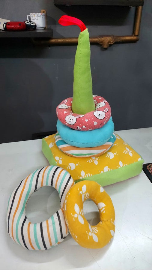 Use Me Works - Upcycled Donut Stacker Toy
